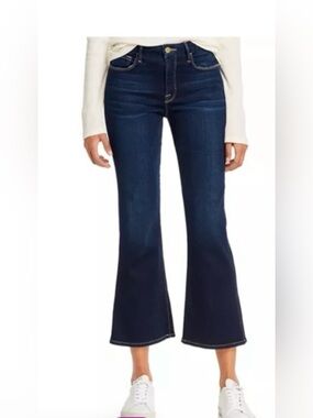 Frame Denim Le Crop Mini Boot in Cabana